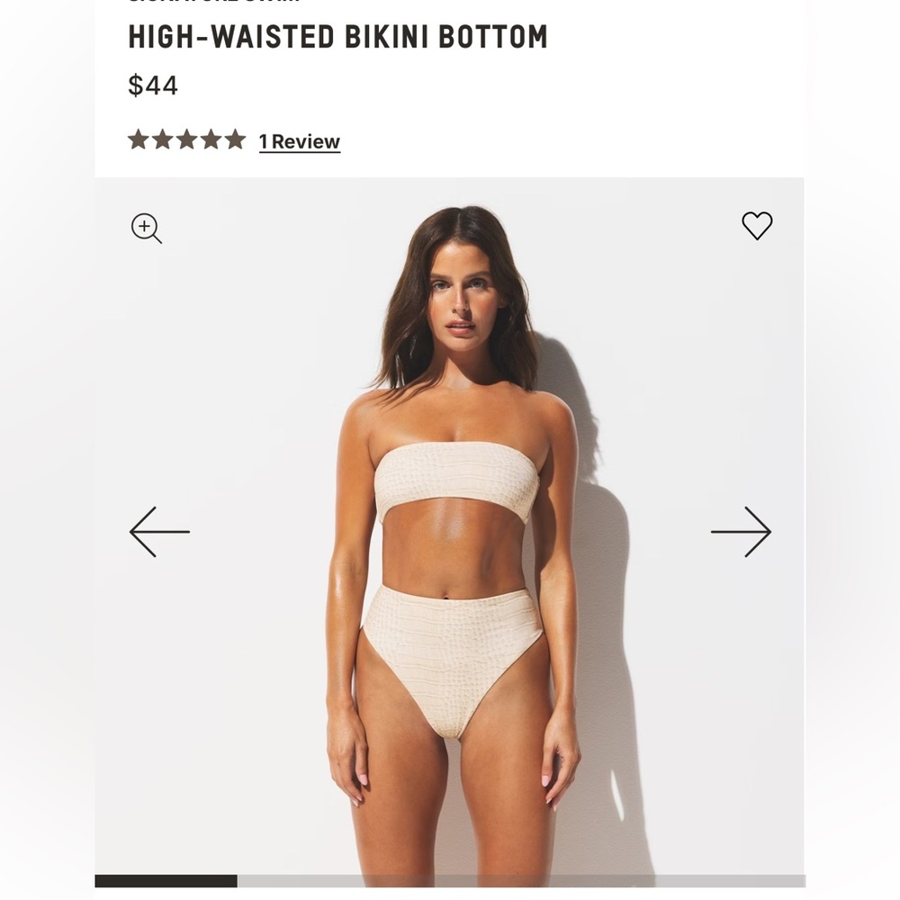 SKIMS Cream Bikini bottoms only